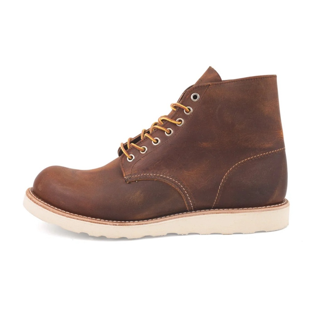 Red Wing Shoes Rustic Brown Leather Boots UNISEX MEN 4 WOMAN 6